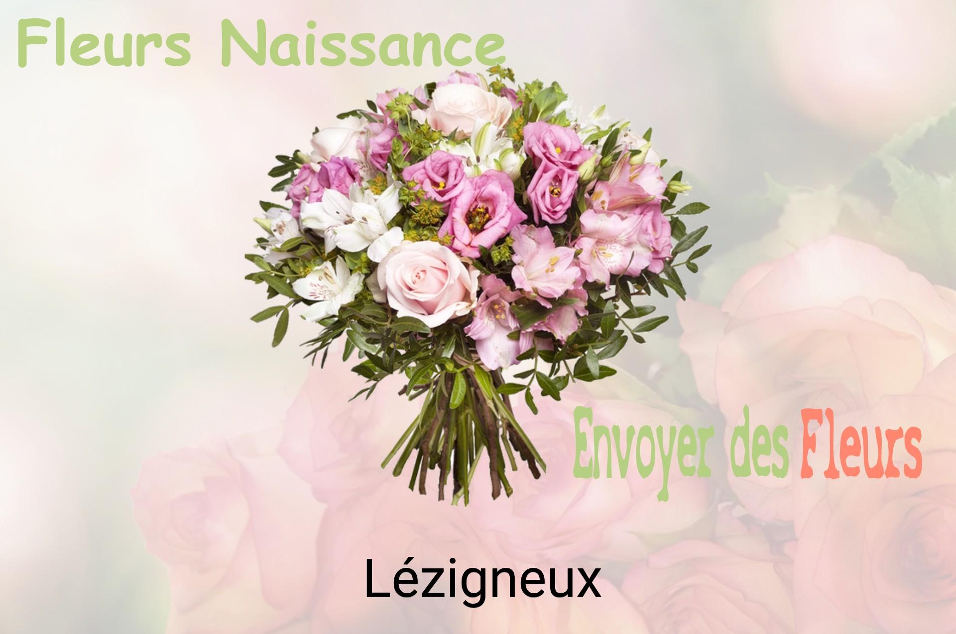 Bouquet de fleurs de naissance livré à Lézigneux